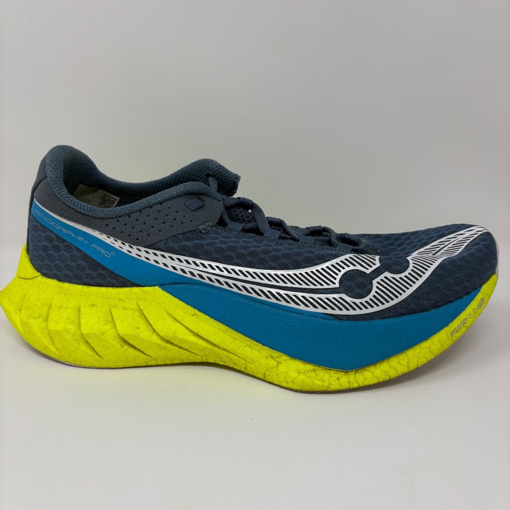 Saucony Endorphin Pro 4 Women's Size 10.5 Blue Yellow Running Shoes (S10939-222)